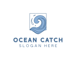 Ocean Waves Tourism logo design