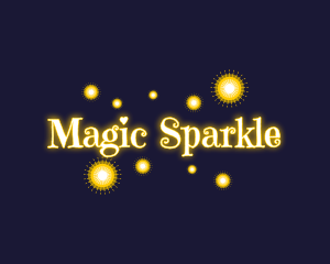 Magical Lights Wordmark logo design