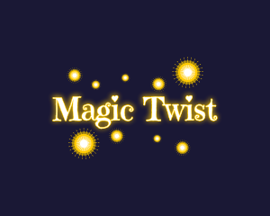 Magical Lights Wordmark logo design