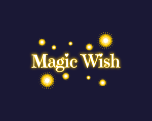 Magical Lights Wordmark logo design