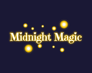 Magical Lights Wordmark logo design