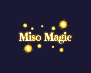 Magical Lights Wordmark logo design