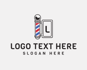 Barber Retro Signage logo