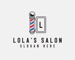 Barber Retro Signage logo design