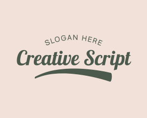 Generic Business Script logo design