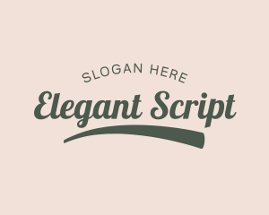 Generic Business Script logo design