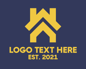 Yellow Housing Contractor  logo