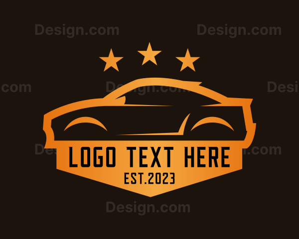 Race Car Automobile Garage Logo