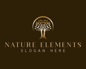 Nature Tree Plant logo design