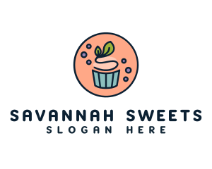 Sweet Pastel Cupcake logo design