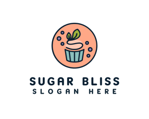 Sweet Pastel Cupcake logo design
