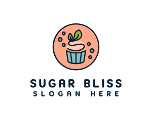 Sweet Pastel Cupcake logo