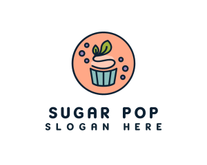 Sweet Pastel Cupcake logo design