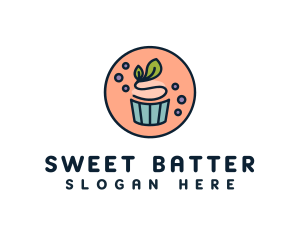 Sweet Pastel Cupcake logo design