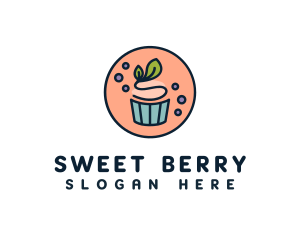 Sweet Pastel Cupcake logo design