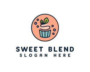 Sweet Pastel Cupcake logo design