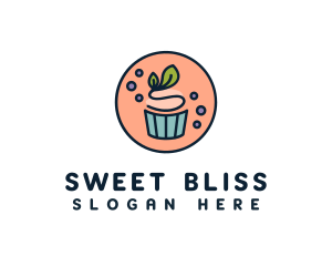 Sweet Pastel Cupcake logo design