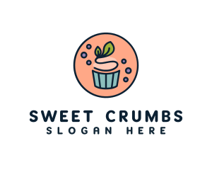 Sweet Pastel Cupcake logo design