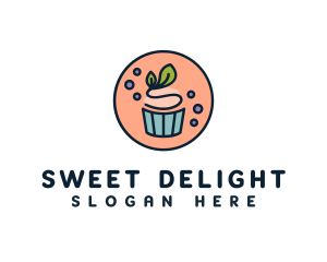 Sweet Pastel Cupcake logo