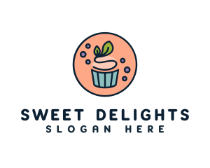 Sweet Pastel Cupcake logo