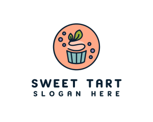 Sweet Pastel Cupcake logo design