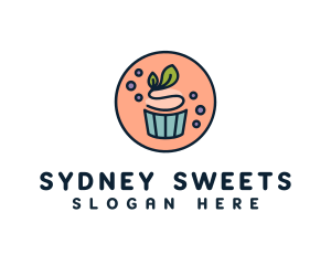 Sweet Pastel Cupcake logo design