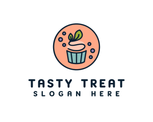 Sweet Pastel Cupcake logo design