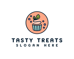 Sweet Pastel Cupcake logo design