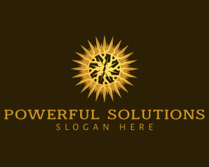 Solar Electric Power logo design