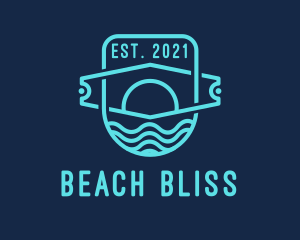 Beach Surfing Resort  logo design