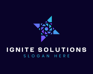 Geometric Company Business Startup logo design