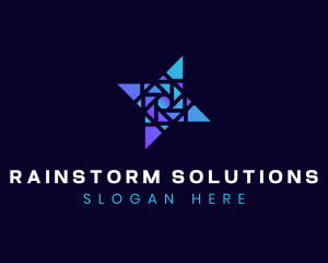 Geometric Company Business Startup logo design