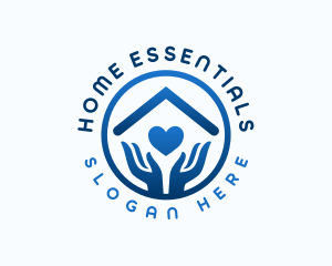 Home Heart Charity logo design