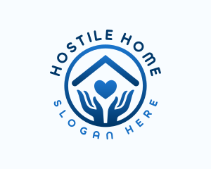 Home Heart Charity logo design