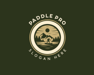 River Boating Adventure logo design