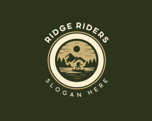 River Boating Adventure logo design