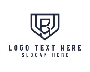 Minimalist Shield Business Letter VR logo