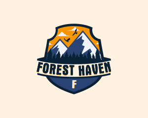 Outdoor Forest Mountain logo design