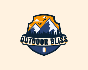 Outdoor Forest Mountain logo design