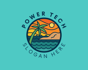Tropical Island Beach  logo