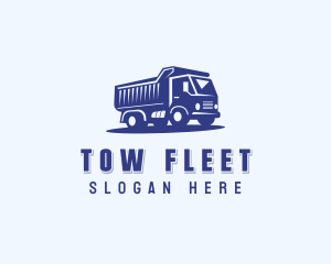 Dump Truck Contractor logo design