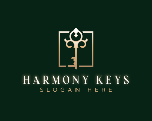 Luxury Elegant Key logo design