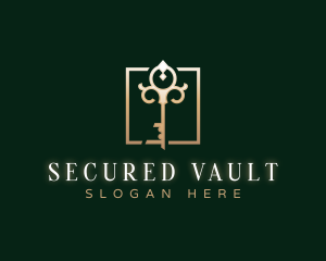 Luxury Elegant Key logo design