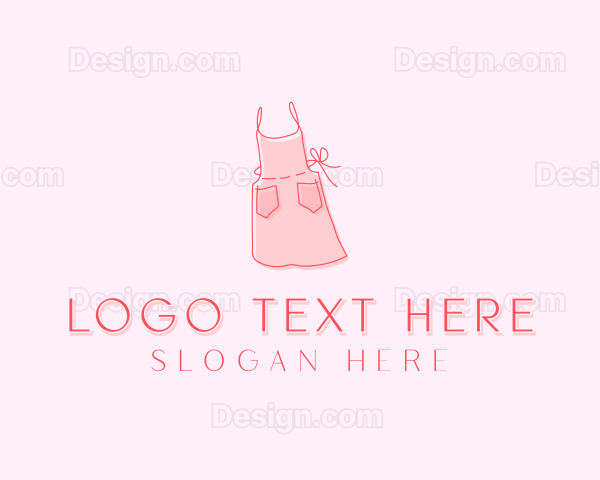 Kitchen Apron Dress Logo