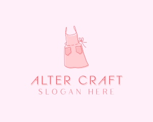 Kitchen Apron Dress logo design