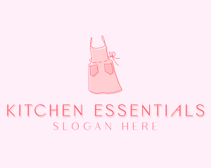 Kitchen Apron Dress logo design