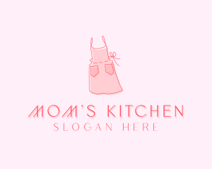 Kitchen Apron Dress logo design