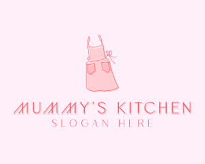 Kitchen Apron Dress logo design