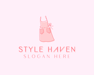 Kitchen Apron Dress logo design