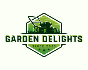 Lawn Grass Mowing logo design